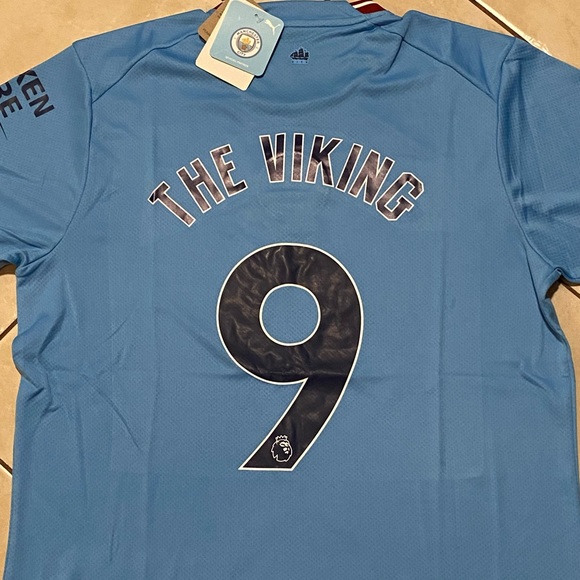 Puma Other - Manchester City Erling Haaland ( The Viking ) Jersey # 9 , Unisex